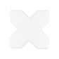 White 5x5 Matte Cross Ceramic Tile (27 pack, 5.37 sq ft/case)