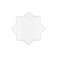 Siena 5.35 in. x 5.35 in. Matte White Ceramic Star-Shaped Wall and Floor Tile (18 Cases, 96.66 sq ft/Pallet)