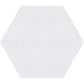 10x10 Light Gray Matte Hexagonal Porcelain Tile