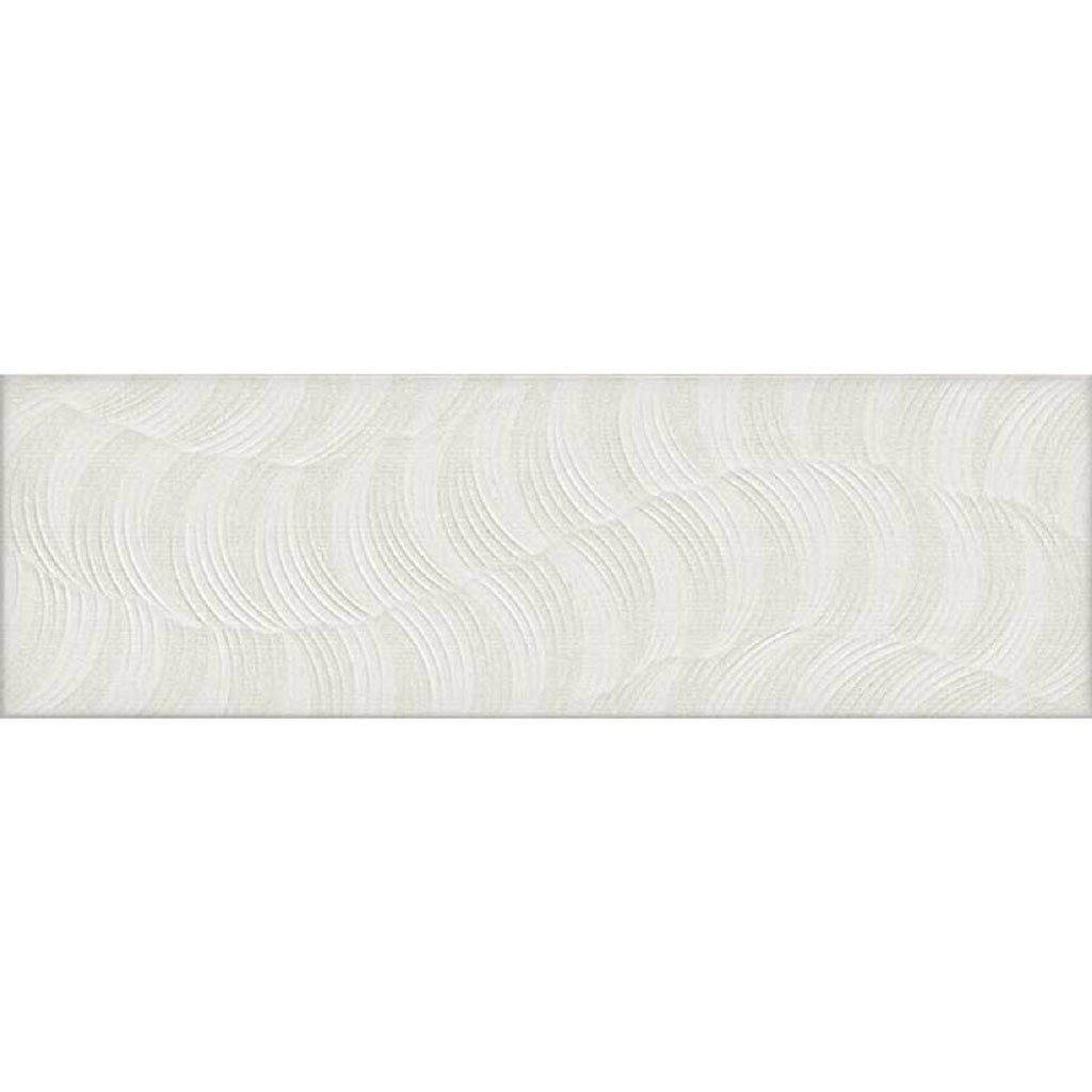 12x40 White Matte Ceramic Tile