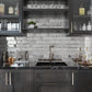 Apollo Tile Antique Mirror Glossy Beveled Glass Subway Tile – 3 x 12 in. (20 Sheets, Kitchen & Bath Use) - Sample