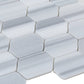 Sample - Cloud Gray 12x13 Polished Equator Marble Hexagon Mosaic tile (5 pack, 5.59 sq ft/case)