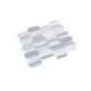 Cloud Gray 12x13 Polished Equator Marble Hexagon Mosaic tile (5 pack, 5.59 sq ft/case)