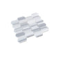 Sample - Cloud Gray 12x13 Polished Equator Marble Hexagon Mosaic tile (5 pack, 5.59 sq ft/case)