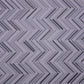 Sample - White, Gray 11x11 Polished Equator Marble Herringbone Mosaic tile (5 pack, 4.35 sq ft/case)