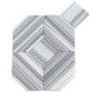 Sample - Cloud Gray 9x11 Polished Equator Marble Mosaic tile (5 pack, 3.53 sq ft/case)