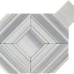 Cloud Gray 9x11 Polished Equator Marble Mosaic tile (5 pack, 3.53 sq ft/case)