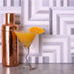 Sample - Fossil Gray 10x10 Polished Equator, Thassos Marble Mosaic tile (5 pack, 3.47 sq ft/case)