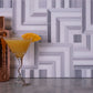 Sample - Fossil Gray 10x10 Polished Equator, Thassos Marble Mosaic tile (5 pack, 3.47 sq ft/case)