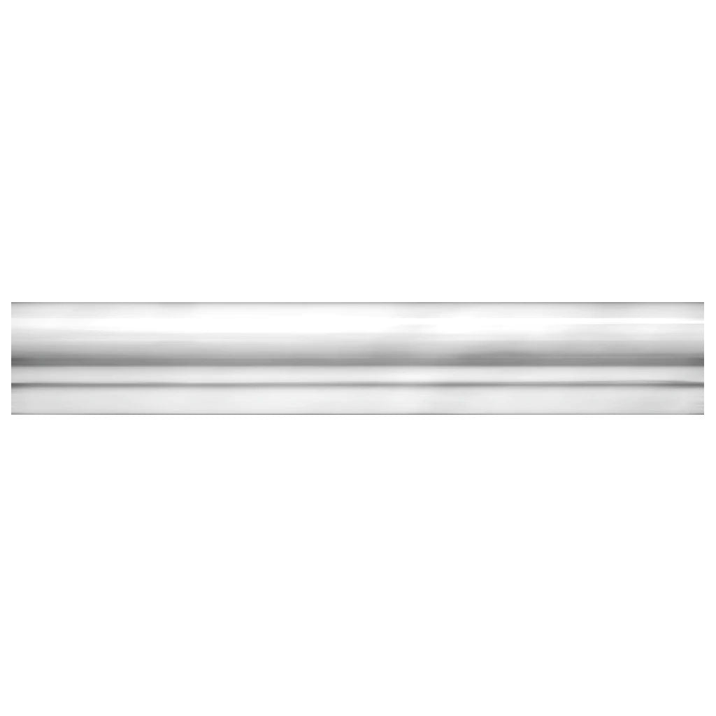 2 x 12 White Modern Marble Polished Chair Rail Tile Trim - White Chair ...