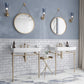 White 4x12 Polished Thassos Baseboard Marble Tile Trim (10 pack, 3.33 sq ft/case)