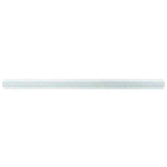 Polished snow white Thassos marble pencil liner tile trim 0.8x12 inches for edge protection