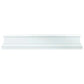 Snow White 2x12 Polished Marble Chair Rail Tile Trim (10 pack, 1.667 sq ft/case) - Sample