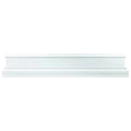 Sample - Snow White 2x12 Polished Thassos Chair Rail Marble Tile Trim (10 pack, 1.667 sq ft/case)