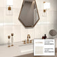 Snow White 2x12 Polished Marble Chair Rail Tile Trim (10 pack, 1.667 sq ft/case) - Sample