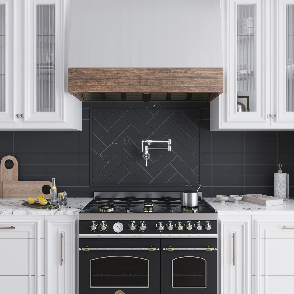 Black 4x12 Honed Subway Marble Tile (15 pack, 5 sq ft/case) - Sample