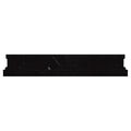Sample - Eastern Black 2x12 Chair Rail Honed Marble Tile Trim (10 pack, 1.667 sq ft/case)