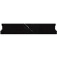 10 pack Black 2-in W x 12-in L Best Quality Marble Polished Chair Rail Tile Trim (1.67 Sq ft/case) - Sample