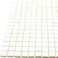 Baby Powder White 12x12 Glossy Uniform Square Glass Mosaic Tile (20 pack, 18.69 sq ft/case) - Sample
