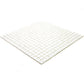 Baby Powder White 12x12 Glossy Uniform Square Glass Mosaic Tile (20 pack, 18.69 sq ft/case) - Sample