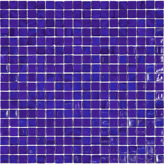 20-pack Skosh 11.6 in. x 11.6 in. Glossy Royal Blue Glass Mosaic Wall and Floor Tile (18.69 sq. ft./case)
