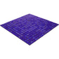 Royal Blue 12x12 Glossy Uniform Square Glass Mosaic Tile (20 pack, 18.69 sq ft/case) - Sample