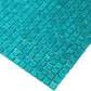 Dark Blue-Green 12x12 Glossy Uniform Square Glass Mosaic Tile (20 pack, 18.69 sq ft/case) - Sample