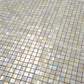 Behr French Beige 12x12 Glossy Uniform Square Glass Mosaic Tile (20 pack, 18.69 sq ft/case) - Sample