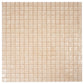 Sample - Light Fawn Beige 12x12 Glossy Uniform Square Glass Mosaic Tile (20 pack, 18.69 sq ft/case)