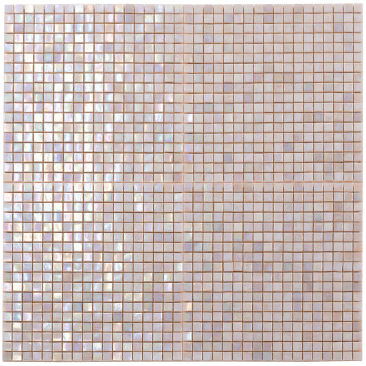 Tuscan Beige 12x12 Glossy Uniform Square Glass Mosaic Tile (20 pack, 18.69 sq ft/case)