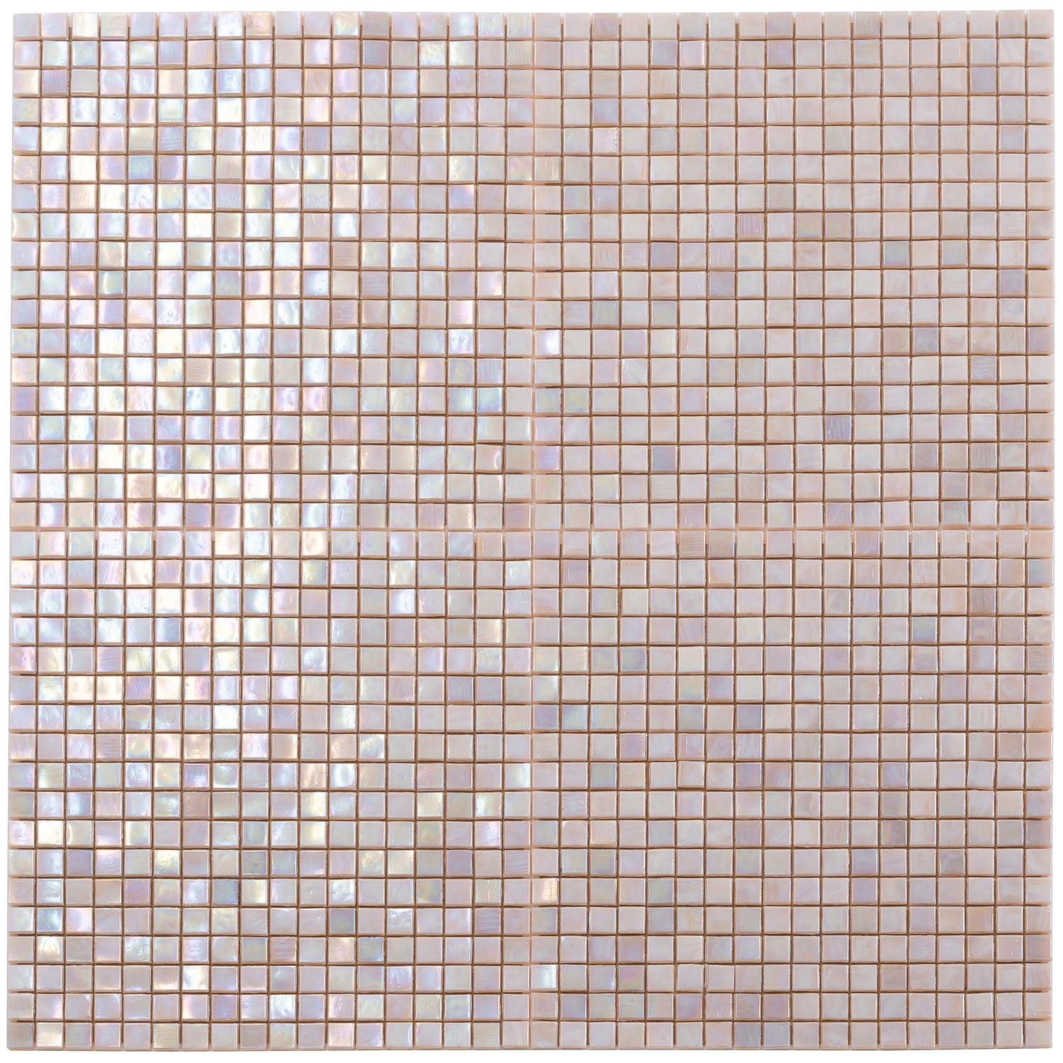Tuscan Beige 12x12 Glossy Uniform Square Glass Mosaic Tile (20 pack, 18.69 sq ft/case) - Sample