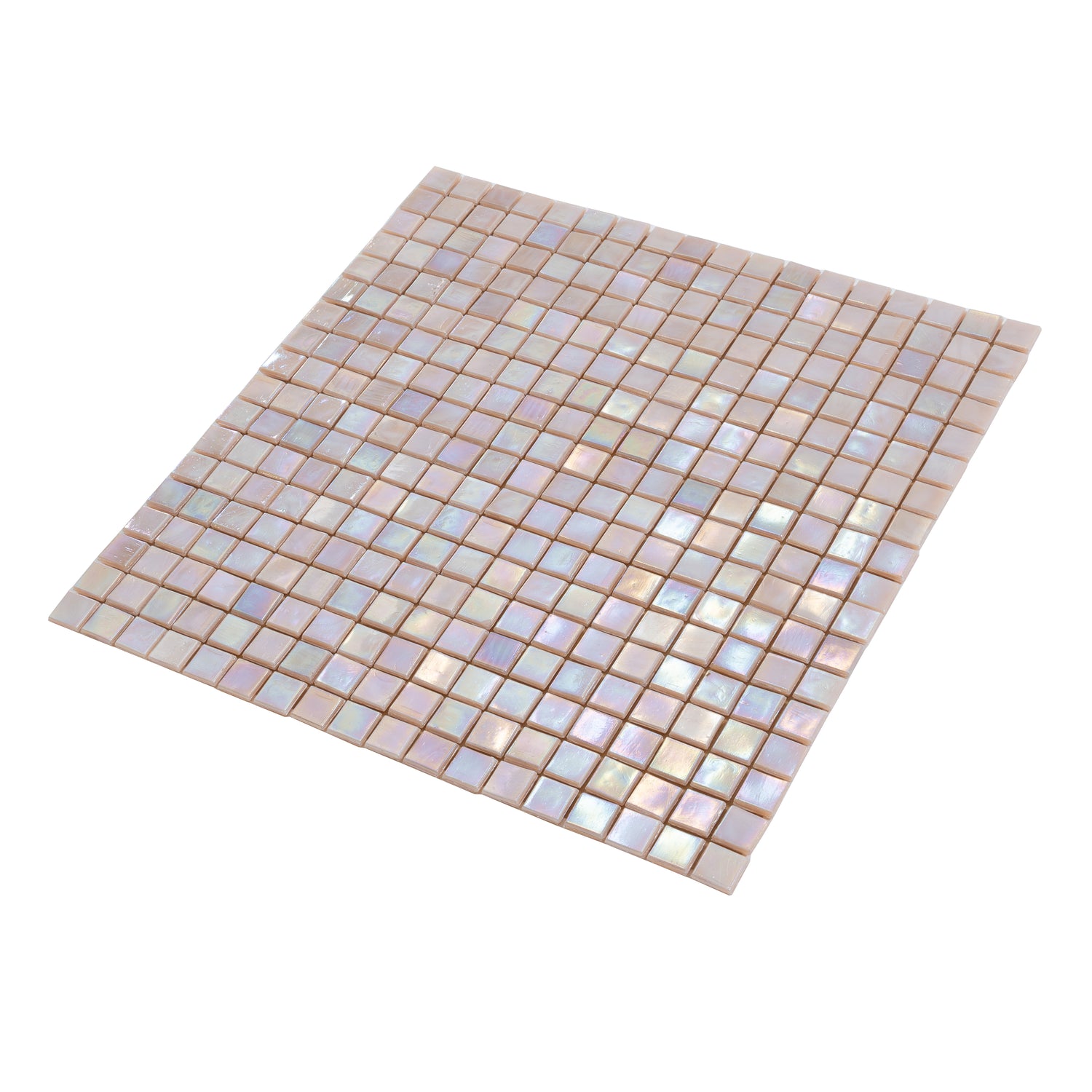 Tuscan Beige 12x12 Glossy Uniform Square Glass Mosaic Tile (20 pack, 18.69 sq ft/case) - Sample
