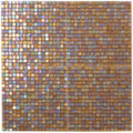 Sample - Gold Beige 12x12 Glossy Uniform Square Glass Mosaic Tile (20 pack, 18.69 sq ft/case)