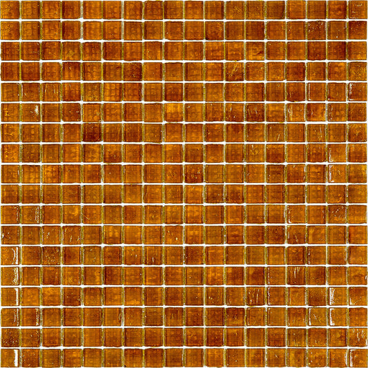Fire Beige 12x12 Glossy Uniform Square Glass Mosaic Tile (20 pack, 18.69 sq ft/case) - Sample