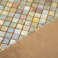 Bisque Beige 12x12 Glossy Uniform Square Glass Mosaic Tile (20 pack, 18.69 sq ft/case) - Sample
