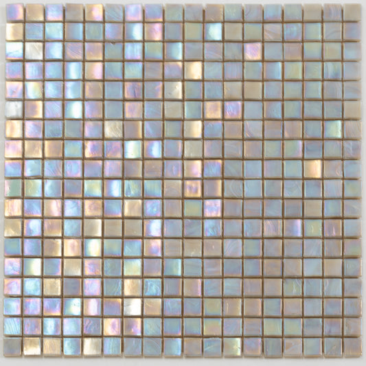 Hazelnut Beige 12x12 Glossy Uniform Square Glass Mosaic Tile (20 pack, 18.69 sq ft/case) - Sample