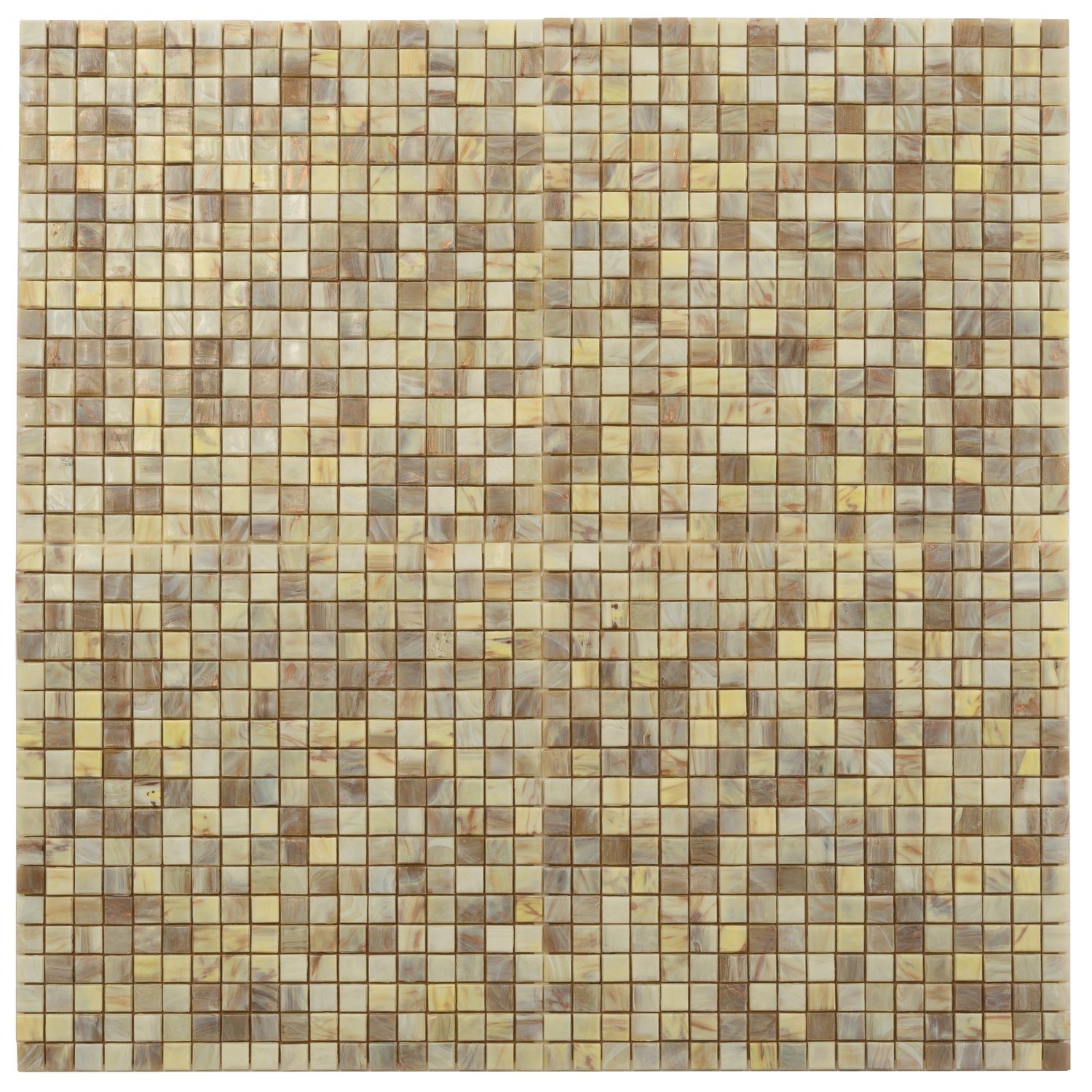 Parchment Beige 12x12 Glossy Uniform Square Glass Mosaic Tile (20 pack, 18.69 sq ft/case) - Sample