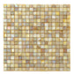 Sentimental Beige 12x12 Glossy Uniform Square Glass Mosaic Tile (20 pack, 18.69 sq ft/case) - Sample