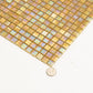 Light Shimmer Beige 12x12 Glossy Uniform Square Glass Mosaic Tile (20 pack, 18.69 sq ft/case)