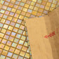 Light Shimmer Beige 12x12 Glossy Uniform Square Glass Mosaic Tile (20 pack, 18.69 sq ft/case)