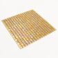 Light Shimmer Beige 12x12 Glossy Uniform Square Glass Mosaic Tile (20 pack, 18.69 sq ft/case)