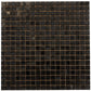 Rich Black 12x12 Glossy Uniform Square Glass Mosaic Tile (20 pack, 18.69 sq ft/case) - Sample