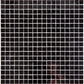Black 12x12 Glossy Uniform Square Glass Mosaic Tile (20 pack, 18.69 sq ft/case) - Sample