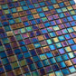 20-pack Skosh 11.6 in. x 11.6 in. Glossy Shimmer Multi Blue Glass Mosaic Wall and Floor Tile (18.69 sq ft/case) - Sample