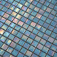 Sea Blue 12x12 Glossy Uniform Square Glass Mosaic Tile (20 pack, 18.69 sq ft/case) - Sample