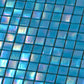 Sea Blue 12x12 Glossy Uniform Square Glass Mosaic Tile (20 pack, 18.69 sq ft/case) - Sample