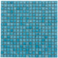 Cerulean Blue 12x12 Uniform Square Glossy Glass Mosaic Tile (20 pack, 18.69 sq ft/case) - Sample