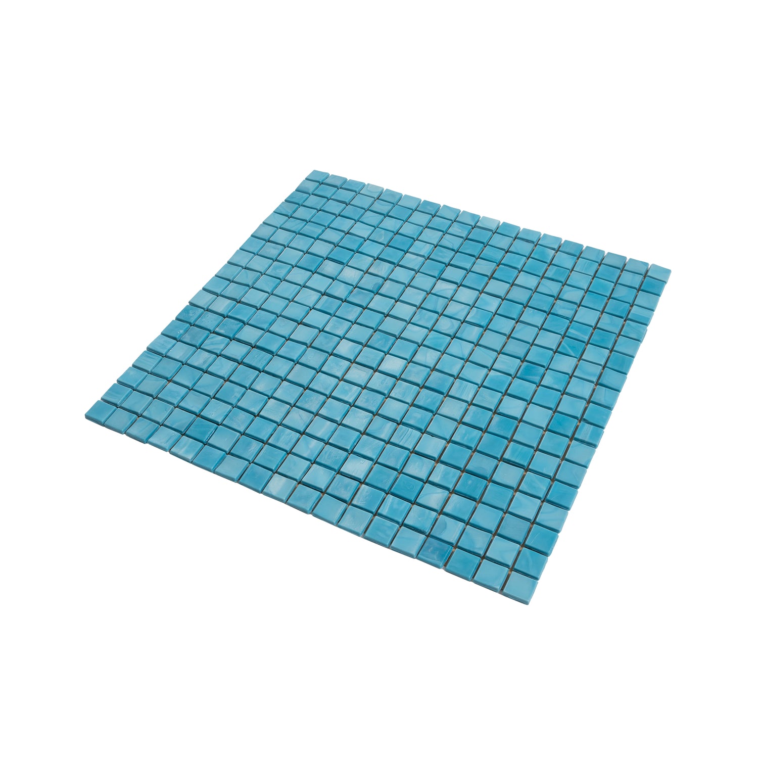 Cerulean Blue 12x12 Uniform Square Glossy Glass Mosaic Tile (20 pack, 18.69 sq ft/case) - Sample