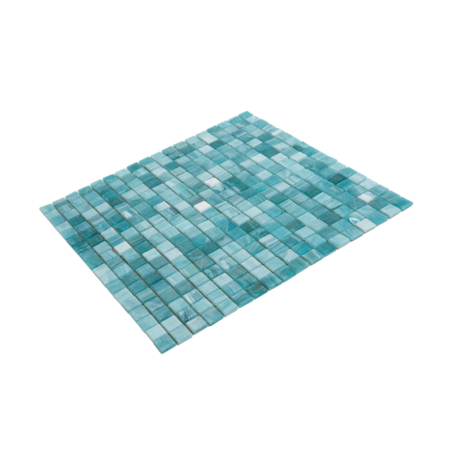 Arctic Blue 12x12 Glossy Uniform Square Glass Mosaic Tile (20 pack, 18.69 sq ft/case) - Sample