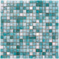 Arctic Blue 12x12 Glossy Uniform Square Glass Mosaic Tile (20 pack, 18.69 sq ft/case) - Sample